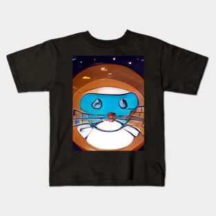 Cat in space Kids T-Shirt